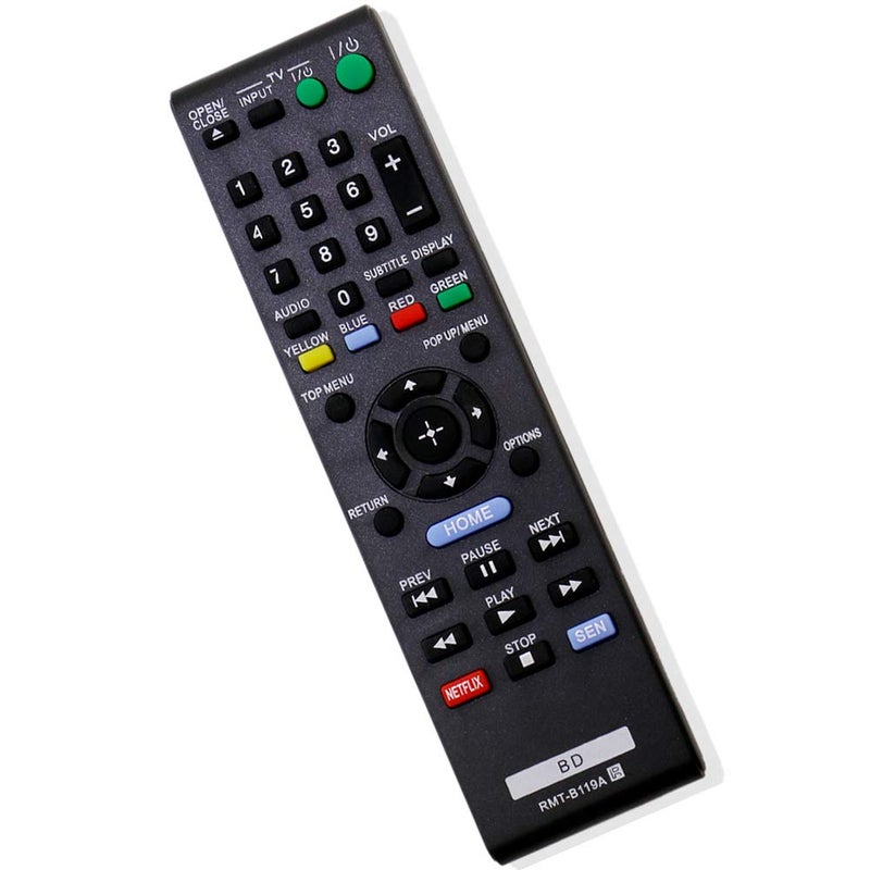 PERFASCIN New Replaced Remote RMT-B119A fit for Sony BDP-BX110 BDP-BX310 BDP-BX510 BDP-BX59 BDP-S1100 BDP-S3100 BDP-S390 BDP-S5100 BDP-S590 BDPBX39 BDPBX59 BDPS390 BDPS390WM BDPS590 BLU-RAY DISC Player - Image 2